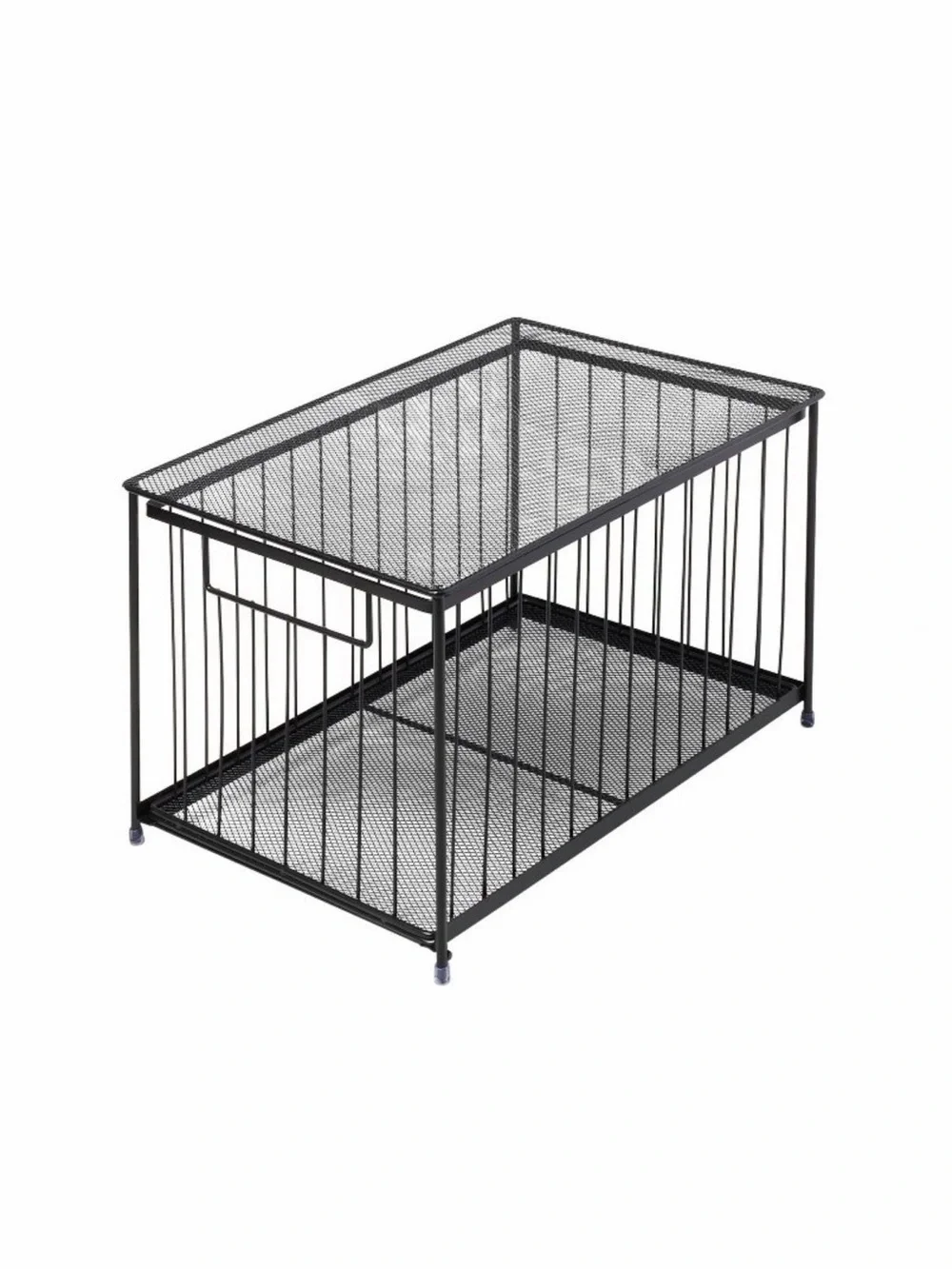 2 Target Black Metal Mesh Storage